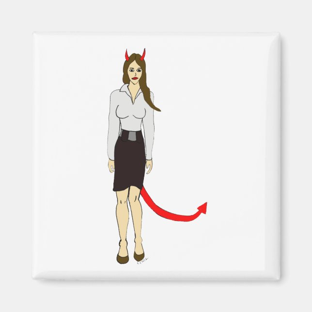 devil girl     magnet (Front)