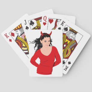 DEVIL GIRL POKER CARDS