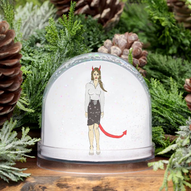 devil girl      snow globe (Winter)