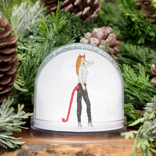 devil girl      snow globe (Winter)