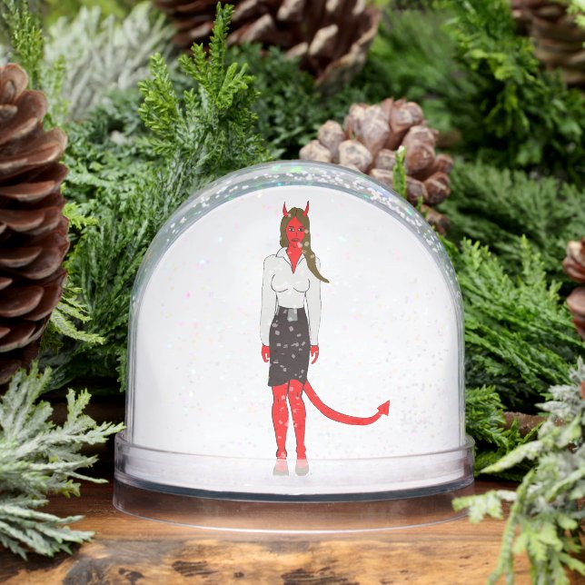 devil girl     snow globe (Winter)