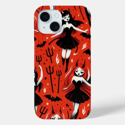 Devil Girls iPhone 15 Case