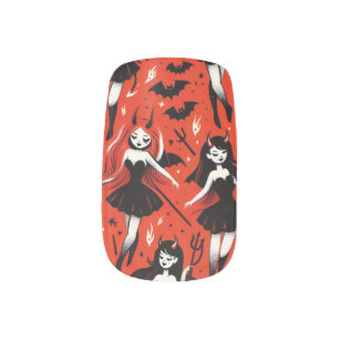 Devil Girls Minx Nail Art