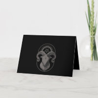 Devil Goat Pentagram Baphomet Satan Occult Satanic