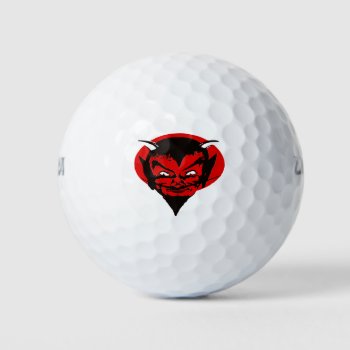 Devil Golf Balls by freepaganpages at Zazzle