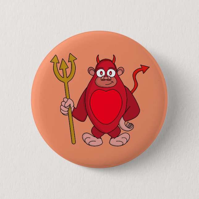 Devil Gorilla Button (Front)