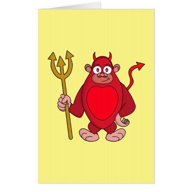 Devil Gorilla Card (Front)