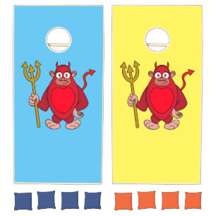 Devil Gorilla Cornhole Set