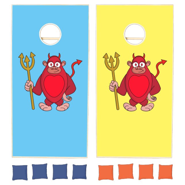 Devil Gorilla Cornhole Set (Set)