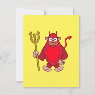 Devil Gorilla Holiday Card