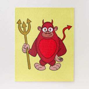Devil Gorilla Jigsaw Puzzle