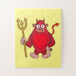 Devil Gorilla Jigsaw Puzzle