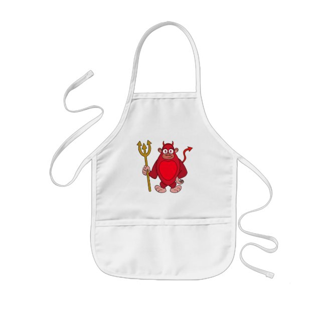 Devil Gorilla Kids' Apron (Front)
