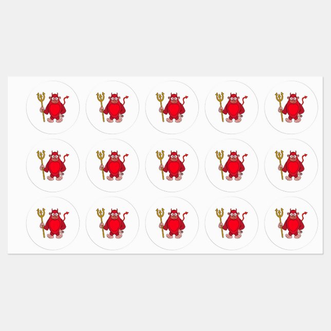 Devil Gorilla Labels (Sheet)