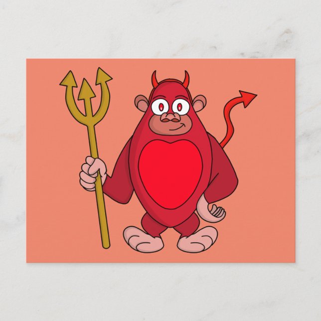 Devil Gorilla Postcard (Front)