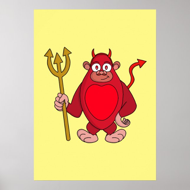 Devil Gorilla Poster (Front)