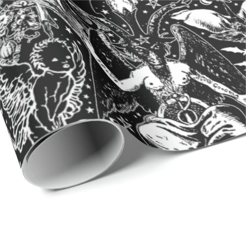 Devil Gothic Victorian Gothic Wrapping Paper
