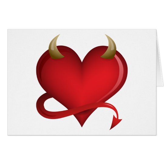 Devil Heart Card