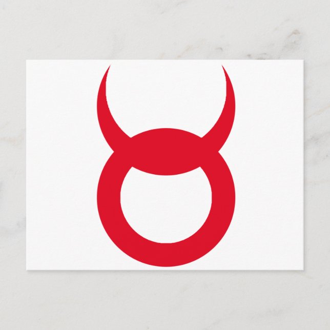 Devil Horns - Emo, goth, alternative, rock, grunge Postcard (Front)