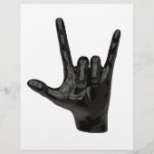 devil horns hand (Front)