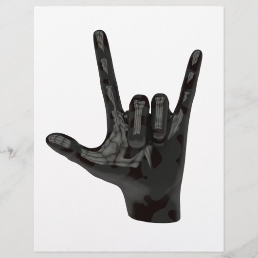 devil horns hand (Front)