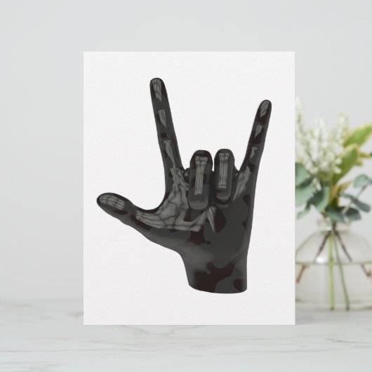 devil horns hand (Standing Front)