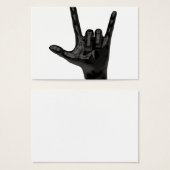 devil horns hand (Front & Back)