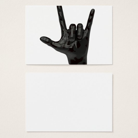 devil horns hand (Front & Back)