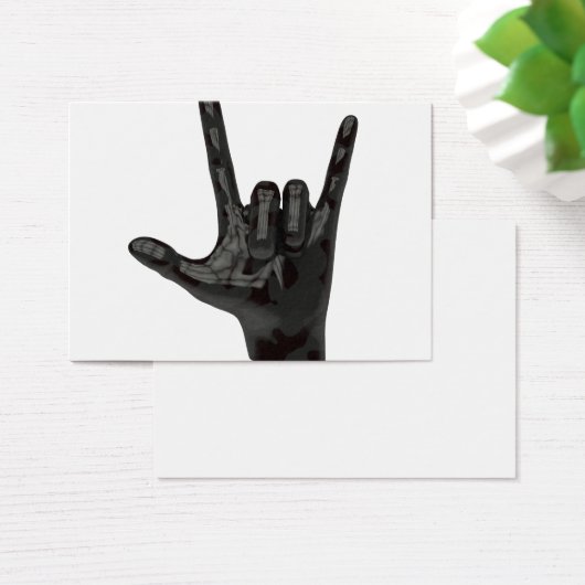 devil horns hand (Desk)