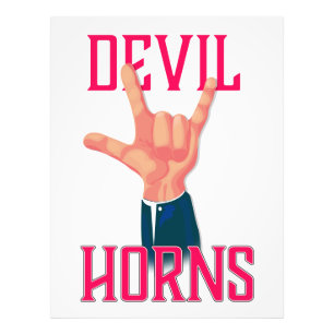 Devil Horns Photo Print