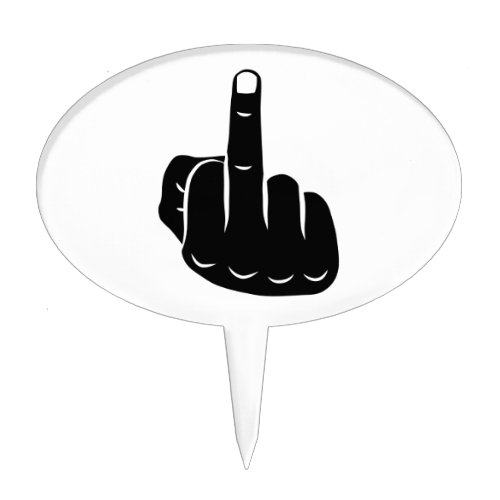 Devil Horns sign language pictogram for rock music Cake Topper