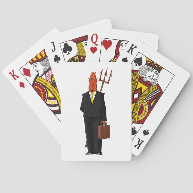 Devil In A Suit Poker Cards (Back)