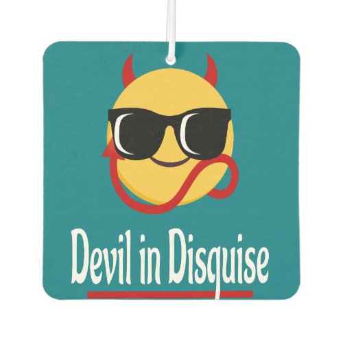 devil in disguise Emoji Hot Trendy Funny white Air Freshener