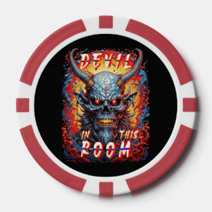 Devil In This Room Poker Chips