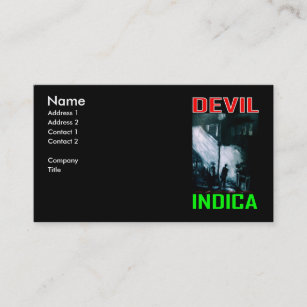 DEVIL INDICA BUSINESS CARD