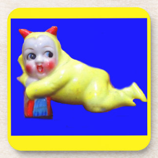 devil-ish little imp beverage coaster