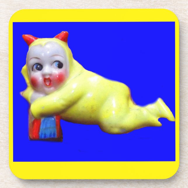 devil-ish little imp beverage coaster (Front)