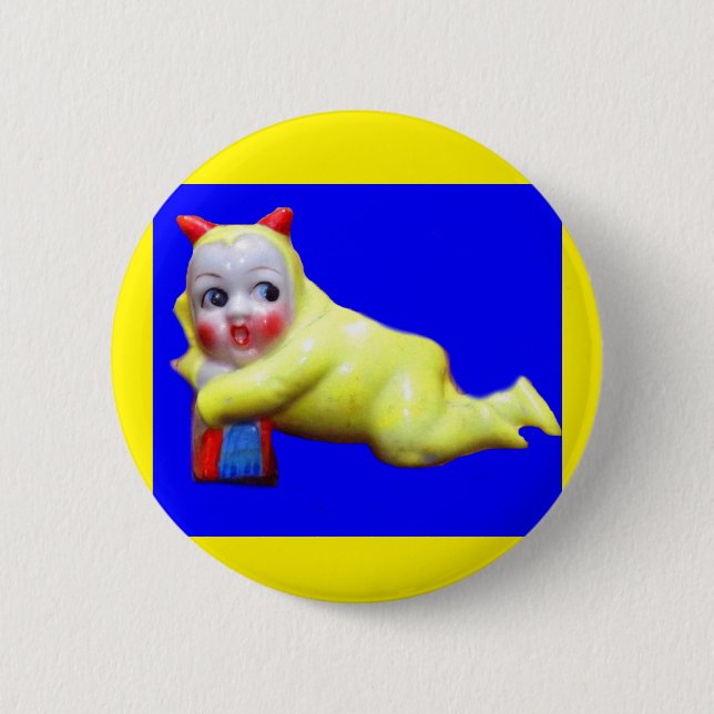 devil-ish little imp button (Front)