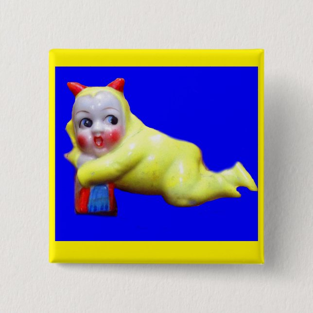 devil-ish little imp button (Front)