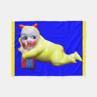devil-ish little imp fleece blanket