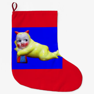 devil-ish little imp large christmas stocking