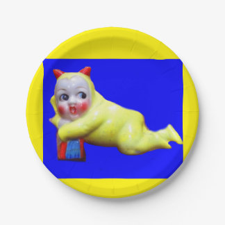 devil-ish little imp paper plates