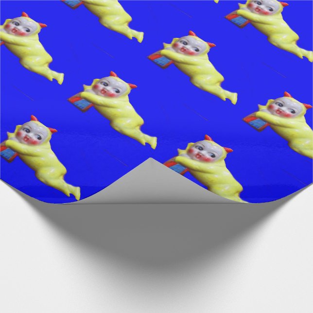 devil-ish little imp wrapping paper (Corner)