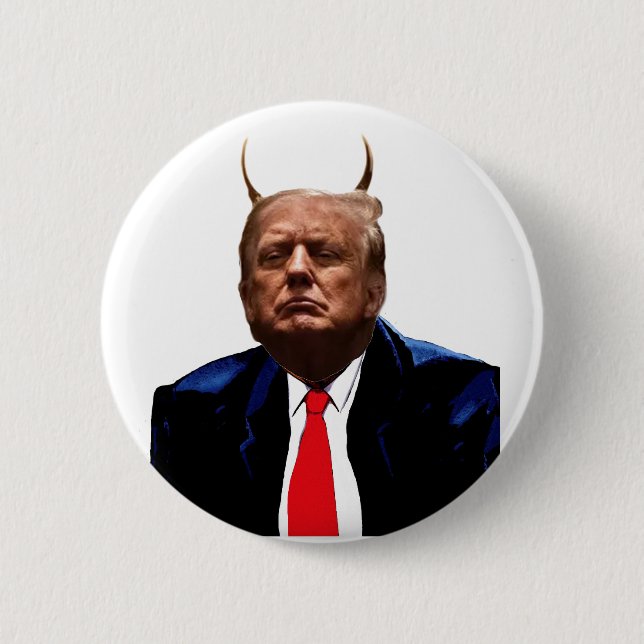 Devil J. Trump Button (Front)