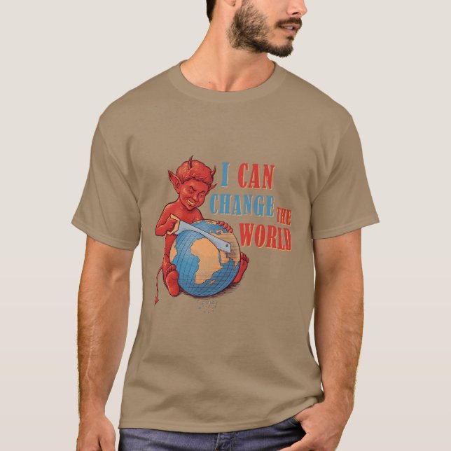 Devil Kid – I Can Change the World  T-Shirt (Front)