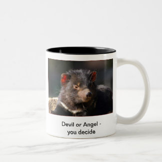 Devil or Angel Two-Tone Coffee Mug