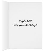 Devil Ray (Ray's Hell!) Birthday Card (Inside (Right))