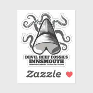 Devil Reef Shark Teeth Trader Innsmouth Sticker