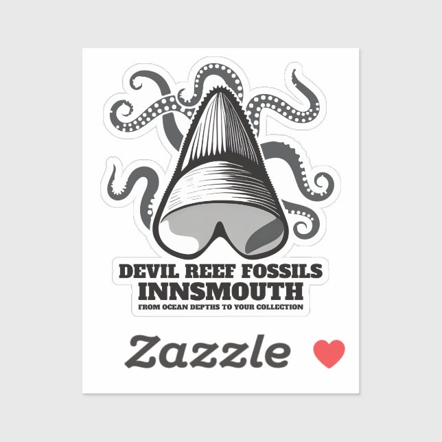 Devil Reef Shark Teeth Trader Innsmouth Sticker (Sheet)