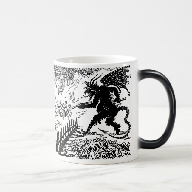 Devil Roasting Sinners  Mug (Right)